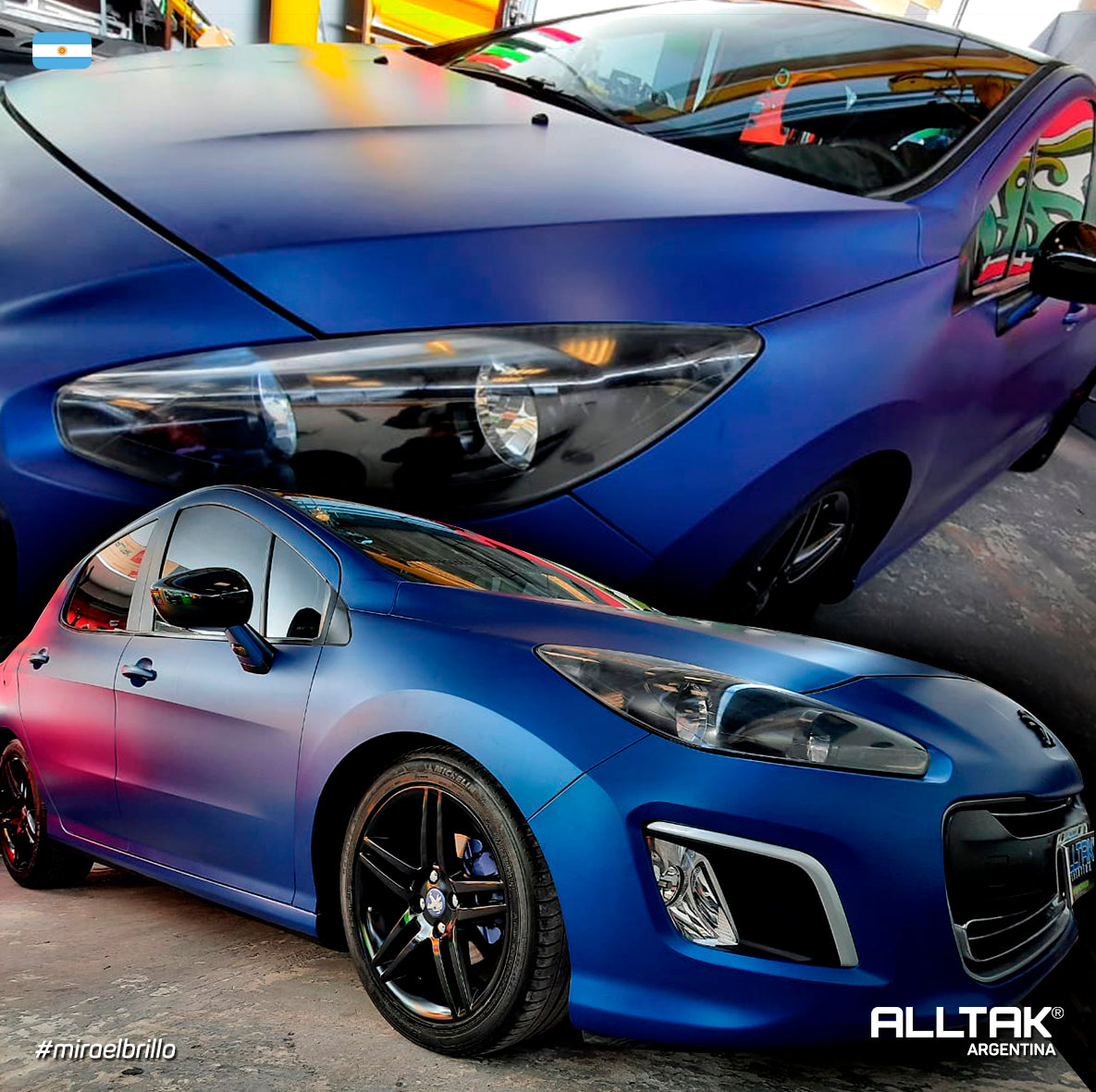 Vinilo Satin Deep Blue Metallic - 18S192M
