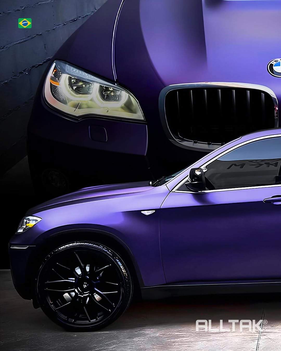 Vinilo Satin Nebula Purple Metallic #18S41M
