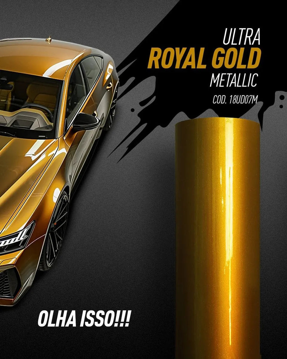 Vinilo Ultra Royal Gold Metallic #18UD07M