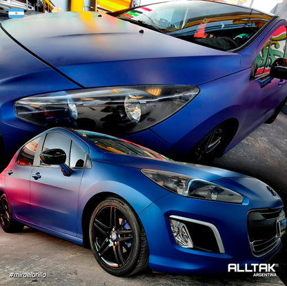 Vinilo Satin Deep Blue Metallic - 18S192M
