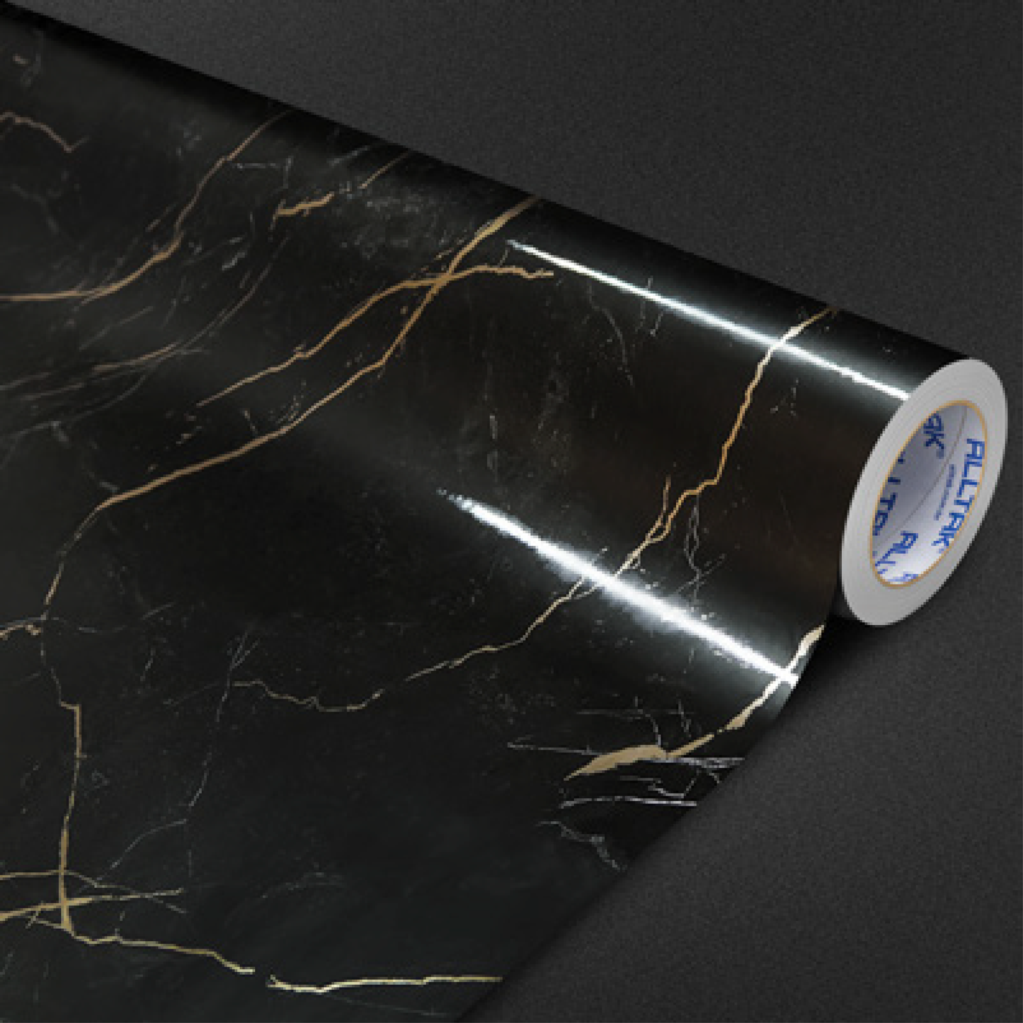 Vinilo Mármol Marquina Brillo  #977D95