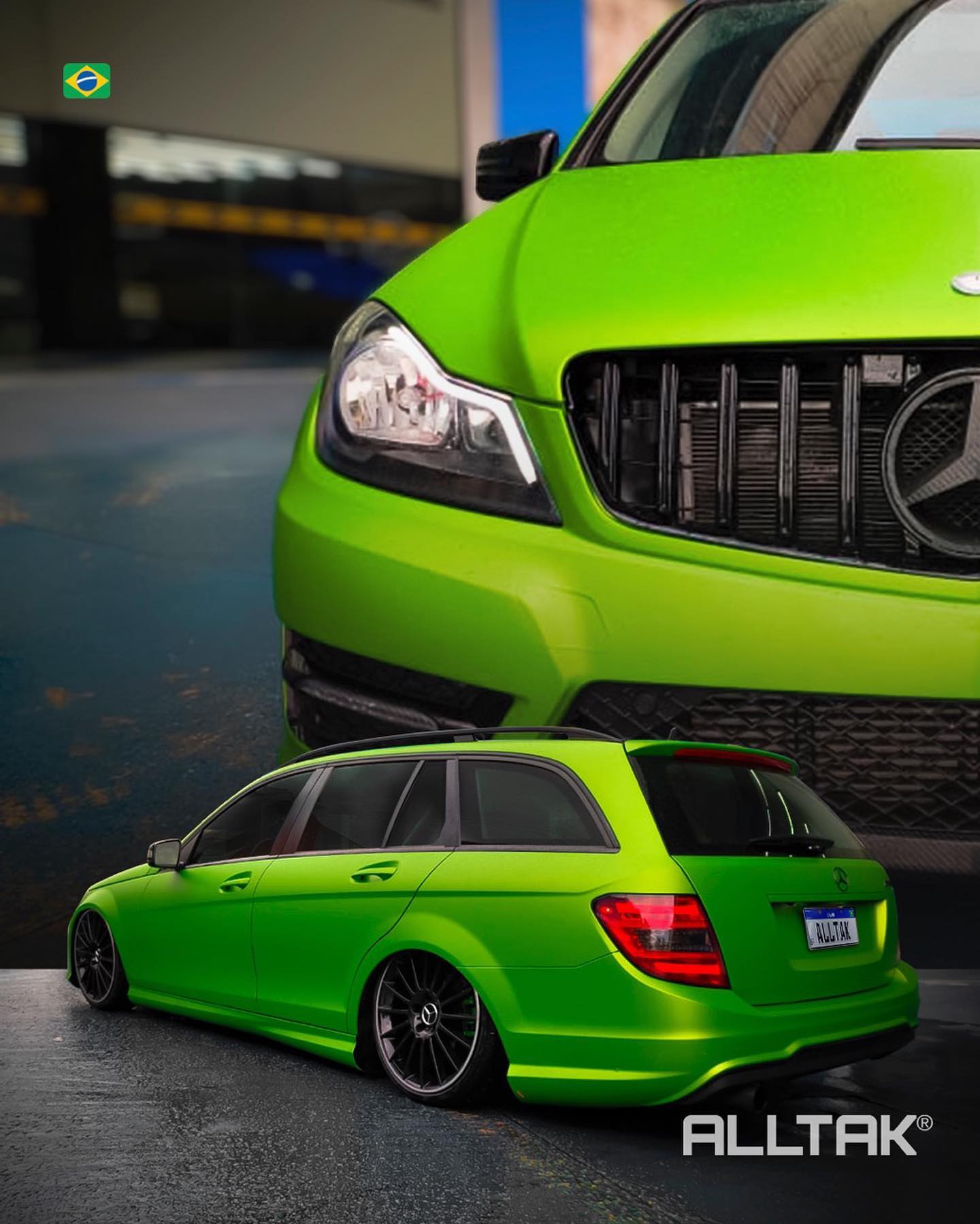 Vinilo Satín Kiwi Green Metallic  #18S84M