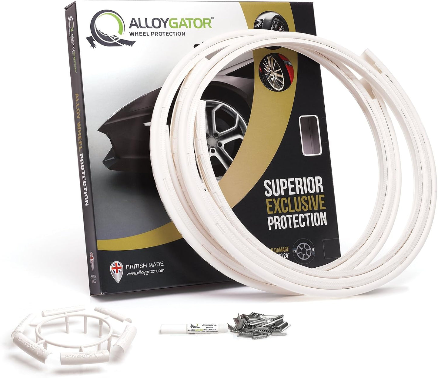 Protector de llanta EXCLUSIVE | White 12" 24"