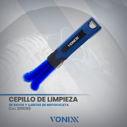 Cepillo de limpieza de rayos y llantas de motocicleta - Vonixx