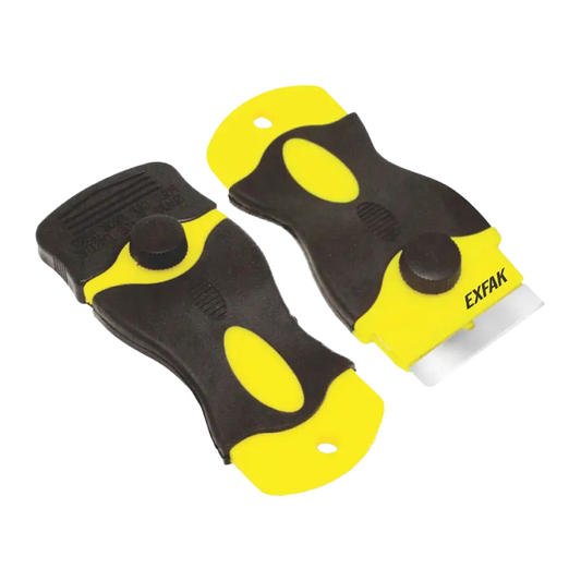 SCRAPER DE PLASTICO CON CUERPO DE GOMA