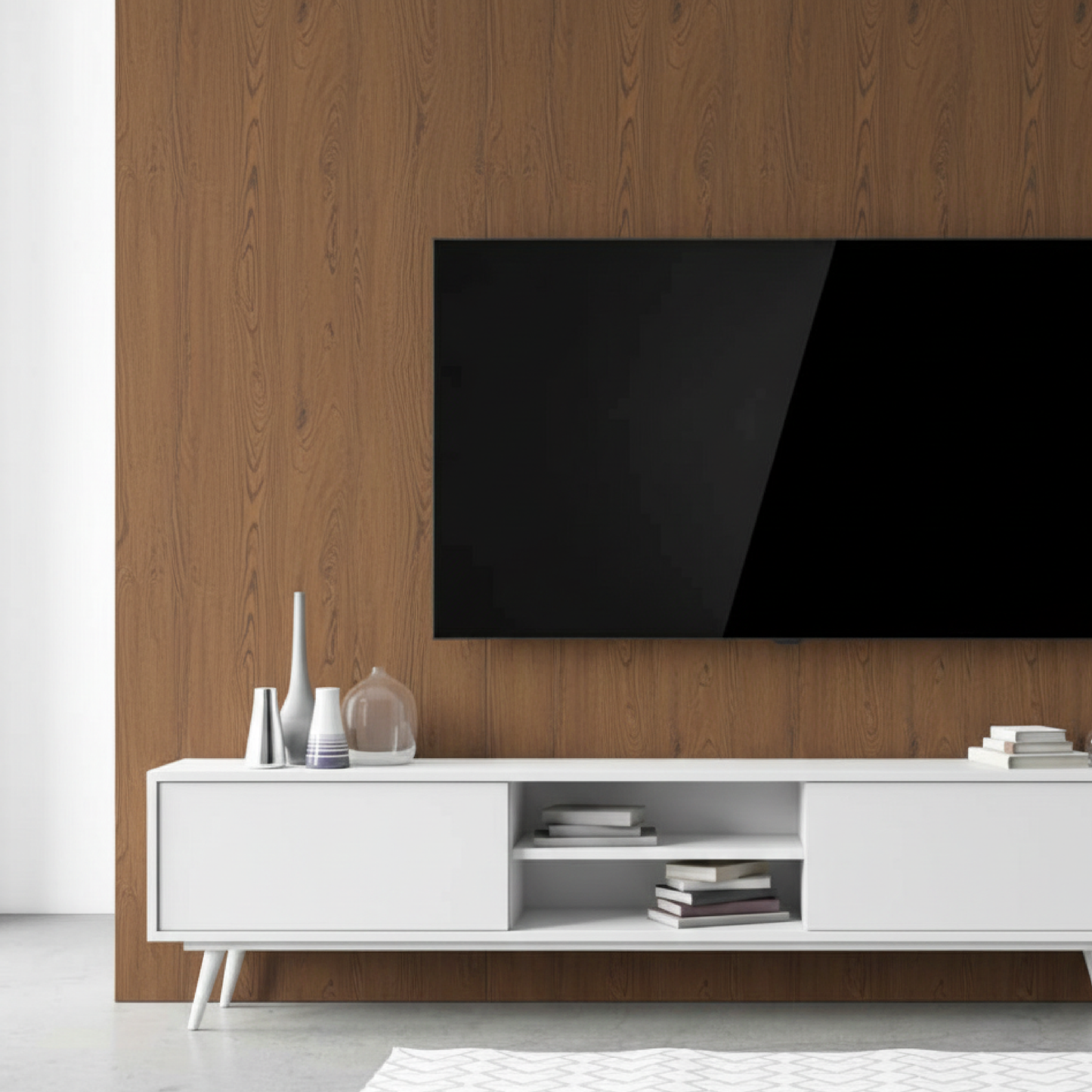 Vinilo Wood Barcelona #977D54