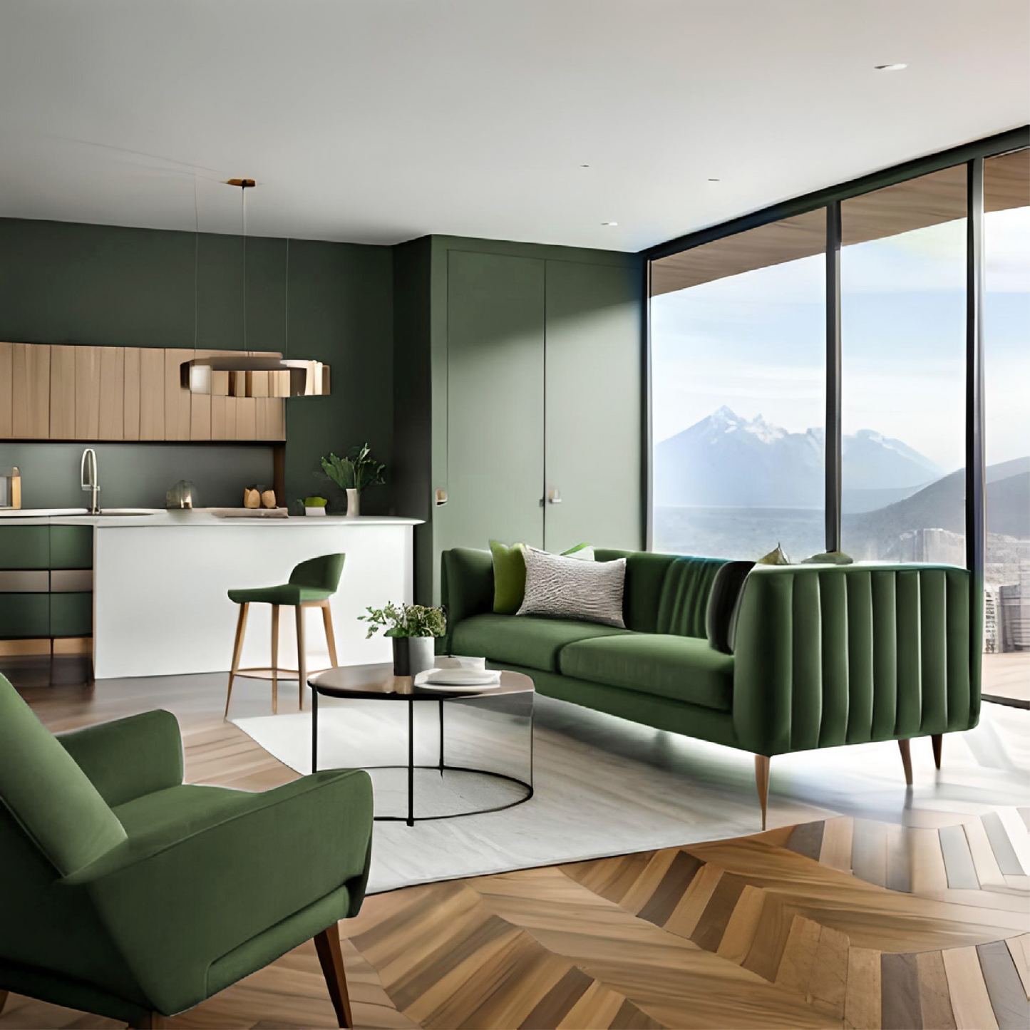 Vinilo Kroma Verde Oliva #977KF27