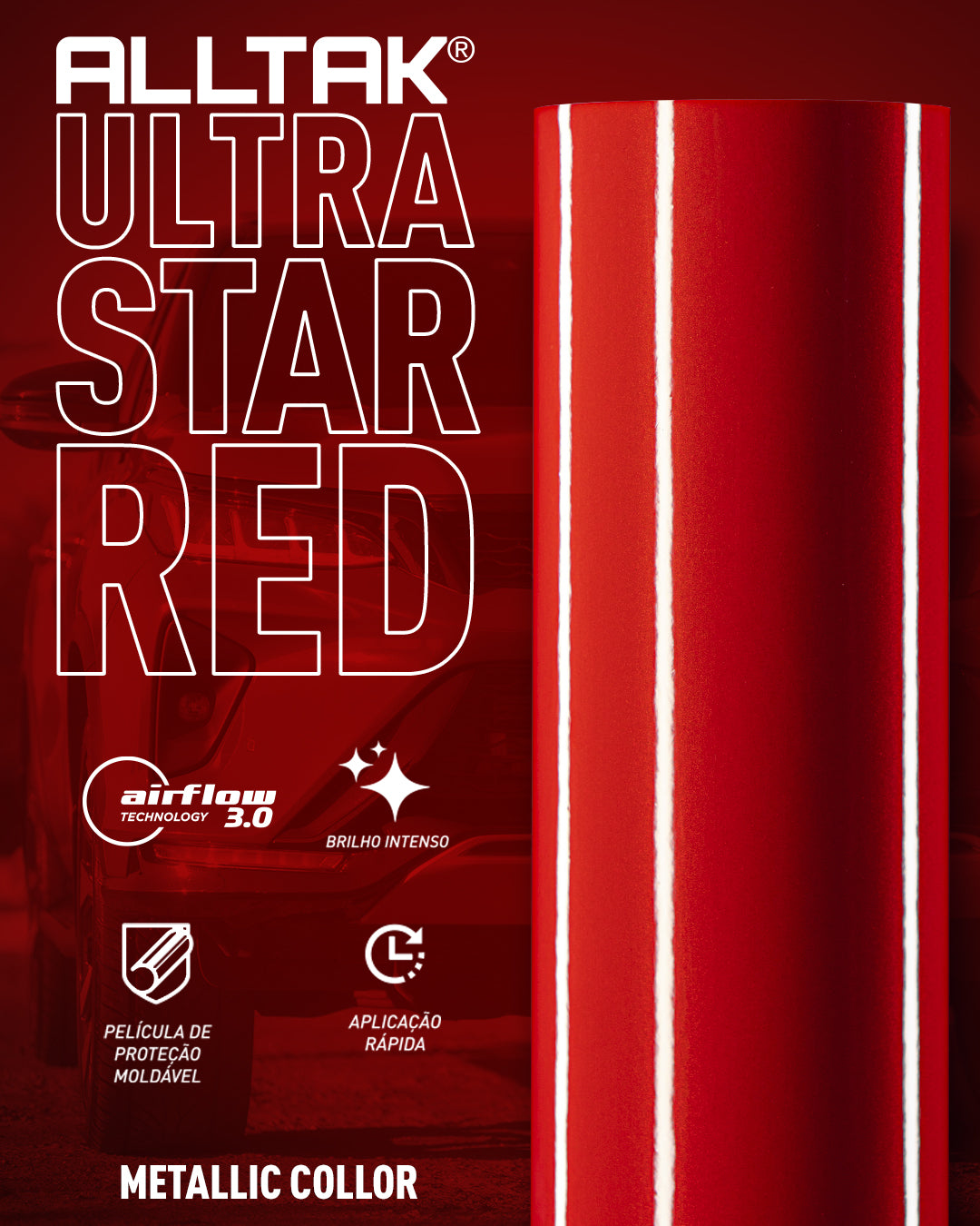 Vinilo Ultra Star Red Metallic #18US01M