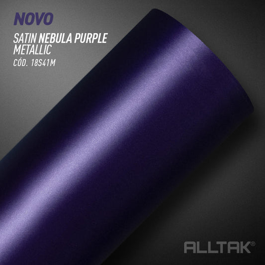 Vinilo Satin Nebula Purple Metallic  #18S41M