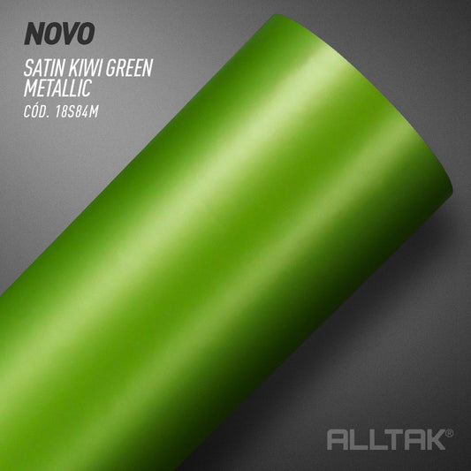 Vinilo Satín Kiwi Green Metallic  #18S84M